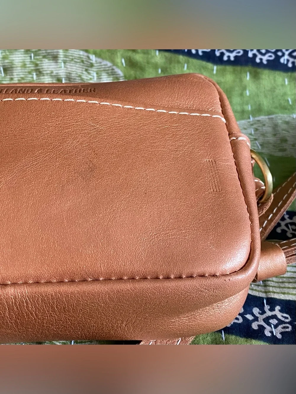 Portland Leather Goods Havana Small Leather Camera Crossbody Bag - Retired - Picture 9 of 16